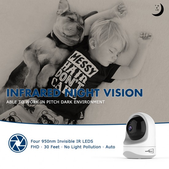 WiFi Camera with Free 32G MicroSD Card, Autumn Design, Baby Monitor, 1080P, Pan/Tilt/Zoom, Night Vision, Motion Alerts, 2 Way Audio, Cloud/SD Card Storage for Pets/Kids/Nanny/Security WiFi Camera with Free 32G MicroSD Card, Autumn Design, Baby Monitor, 1080P, Pan/Tilt/Zoom, Night Vision, Motion Alerts, 2 Way Audio, Cloud/SD Card Storage for Pets/Kids/Nanny/Security